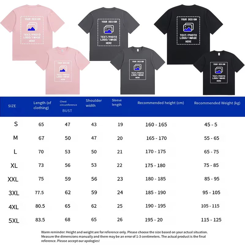 T-shirts pour hommes sur mesure