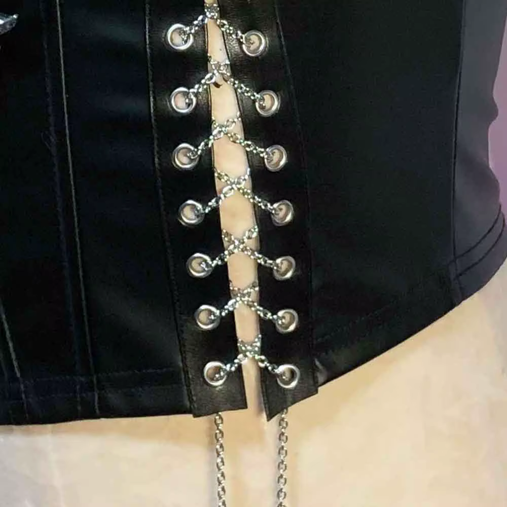 Débardeurs Gothiques Y2K Cybergoth pour Femmes