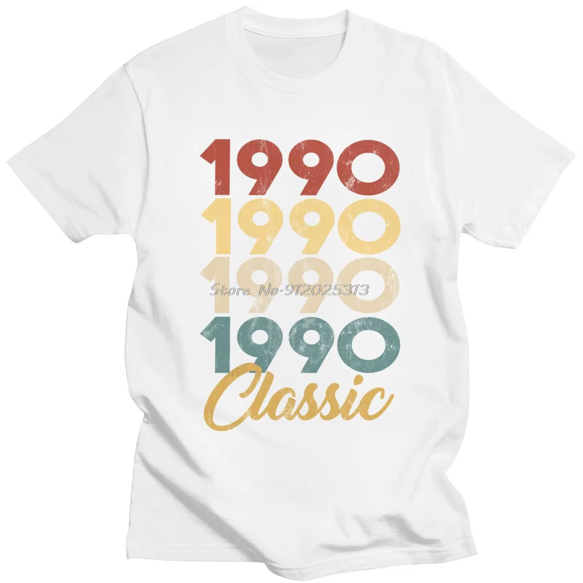 T-shirt manches courtes col rond homme