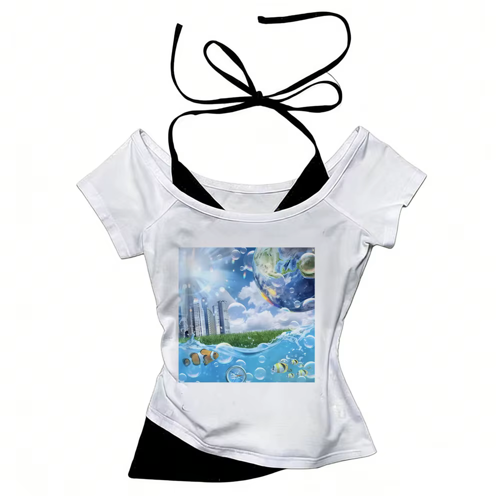 T-shirt Frutiger Aero pour femmes