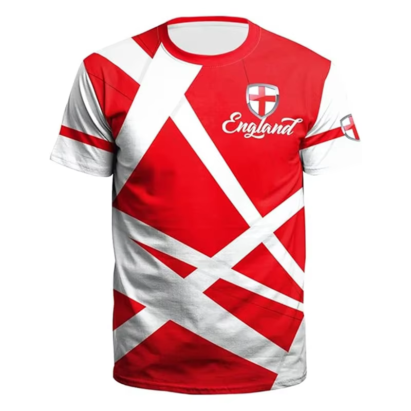 T-shirt de football anglais pour hommes