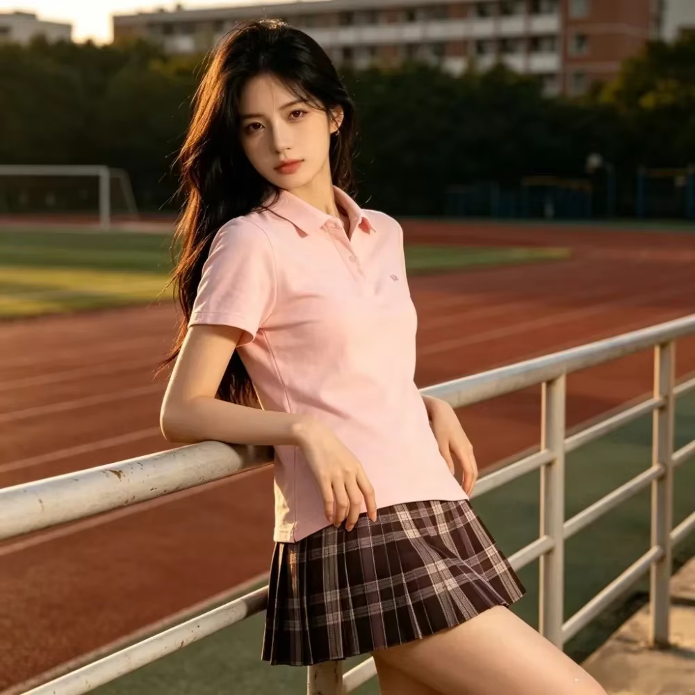 Nouveau costume polyvalent de style polo JK pour collège