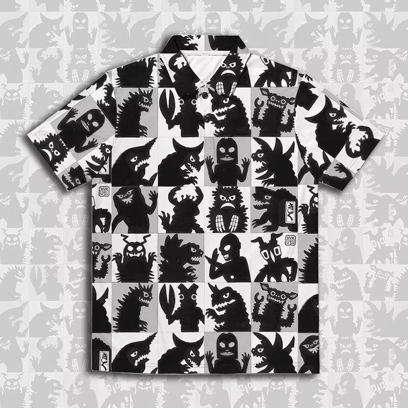 Nouveau T-shirt Godzilla dessin animé