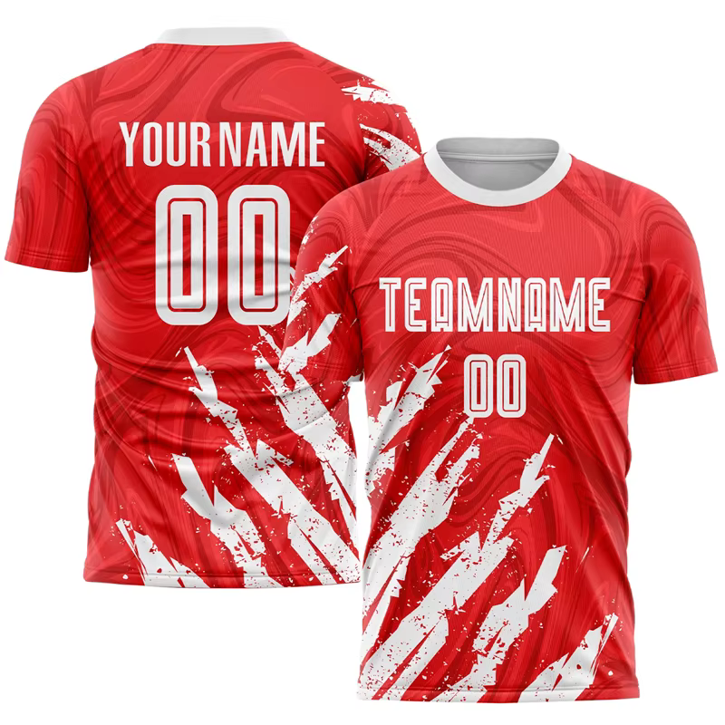 Nom personnalisé Football équipe costumes