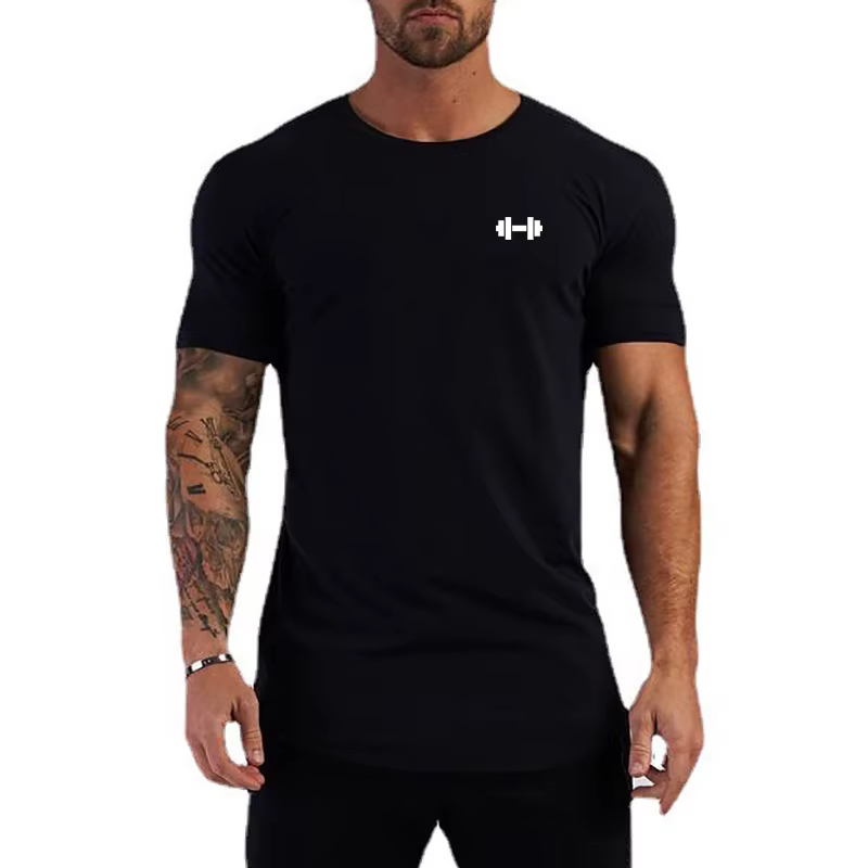 T-shirts de course d'été en coton respirant