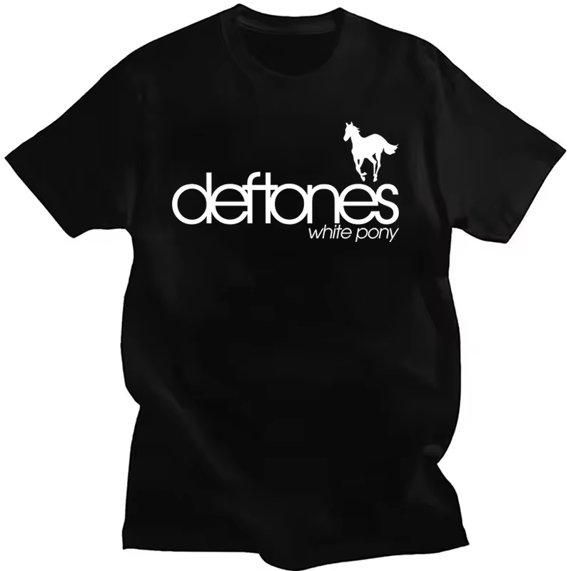 Deftones Rock Band T-shirt imprimé femmes hommes Streetwear Y2K haut à manches courtes été Vintage rétro décontracté