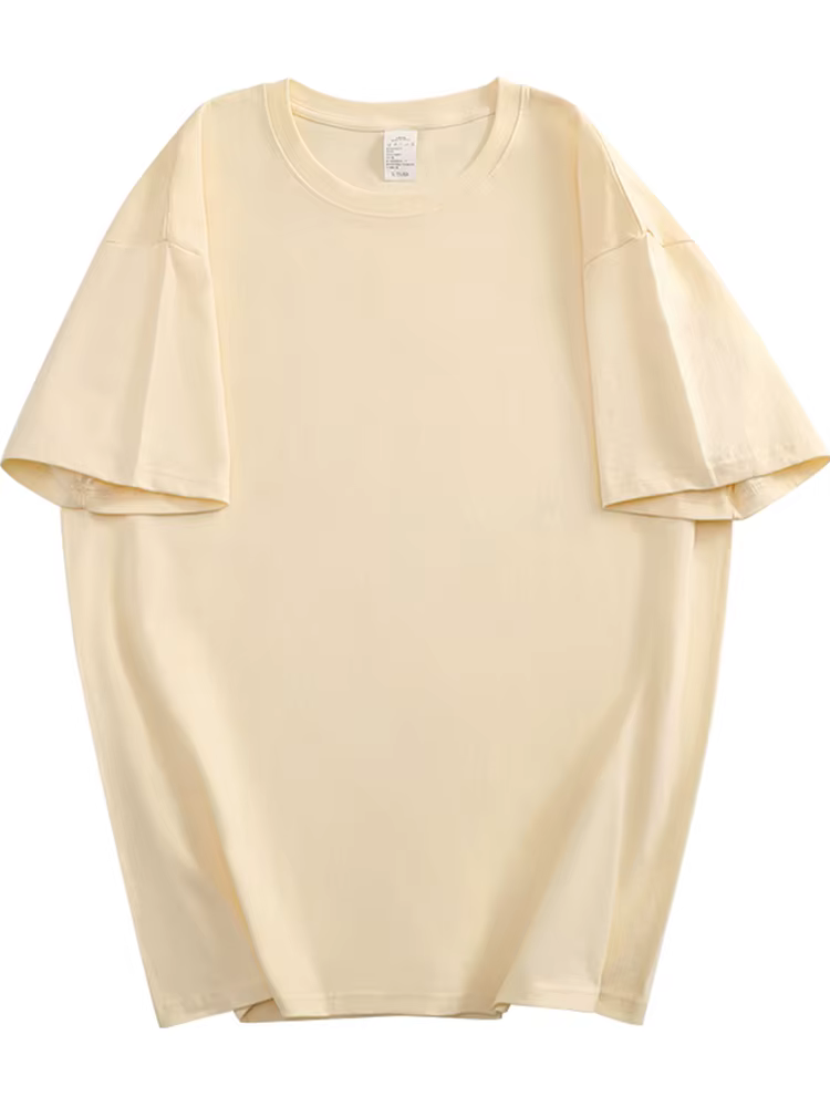 T-shirt en coton de qualité pour femme à manches courtes 2026 – T-shirts oversize d'été Harajuku
