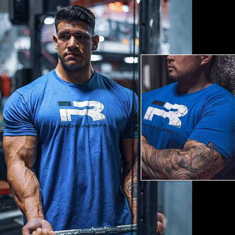 T-shirt de sport pour homme à manches courtes