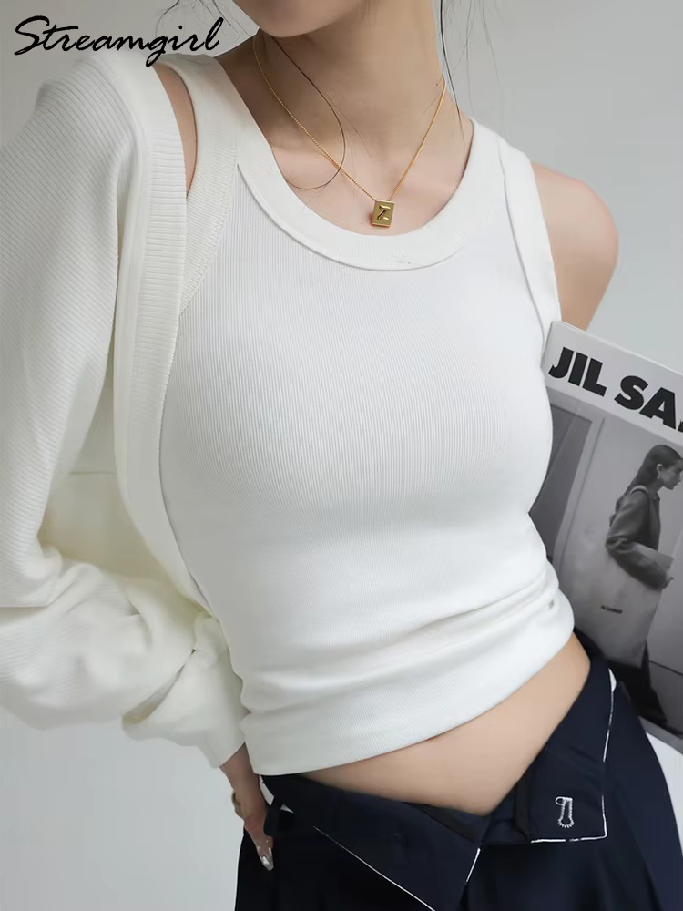 Debardeurs femme été, Camisole Oupill-Camisole en Fil Précieux