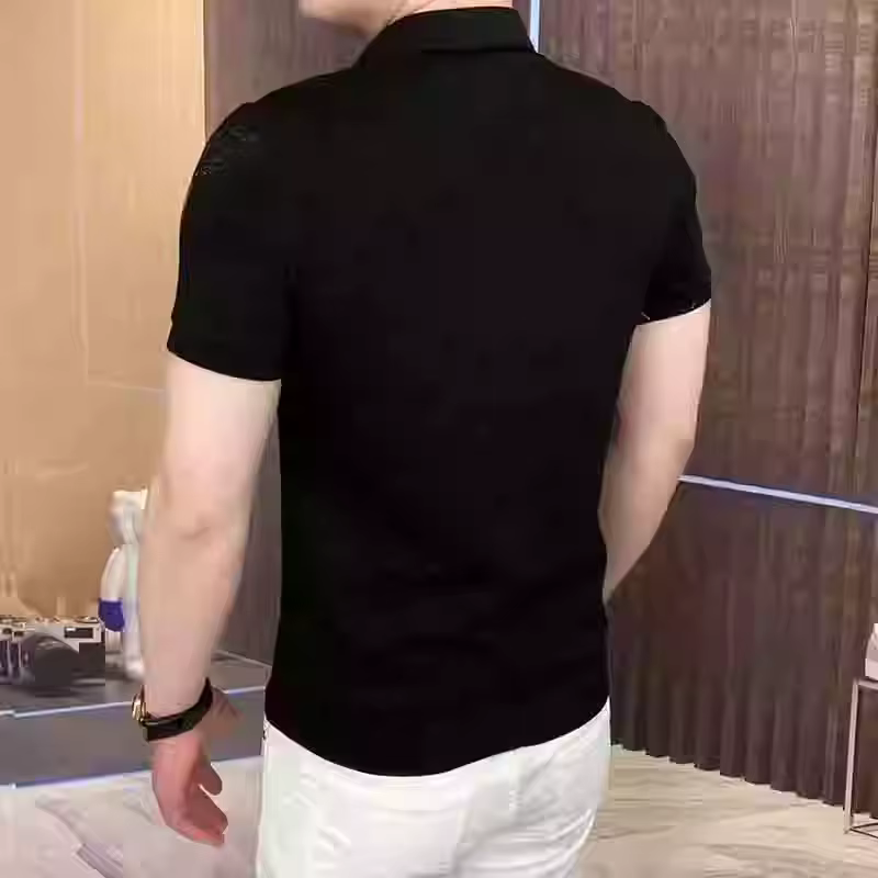 Polo brodé de luxe pour hommes