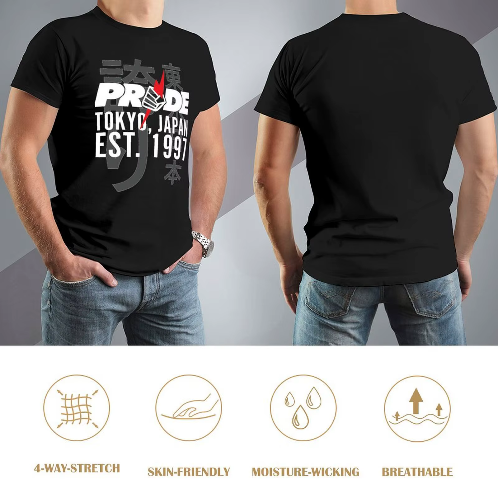 T-shirt David Pride Tak1997 pour hommes, sweat-shirt anime vintage