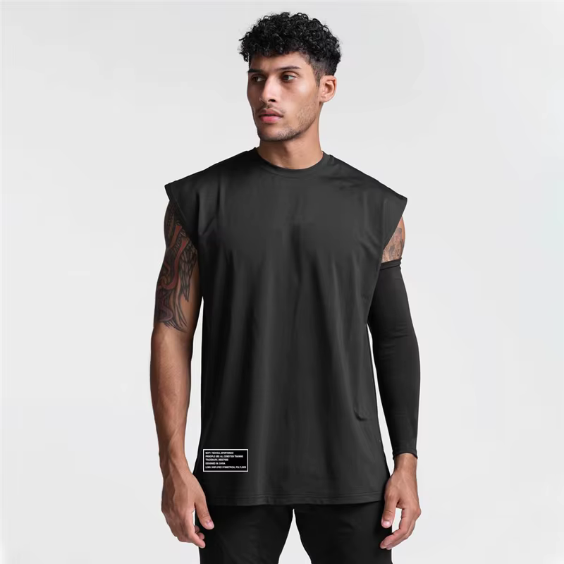 Gilets de musculation en maille respirante à séchage rapide pour hommes