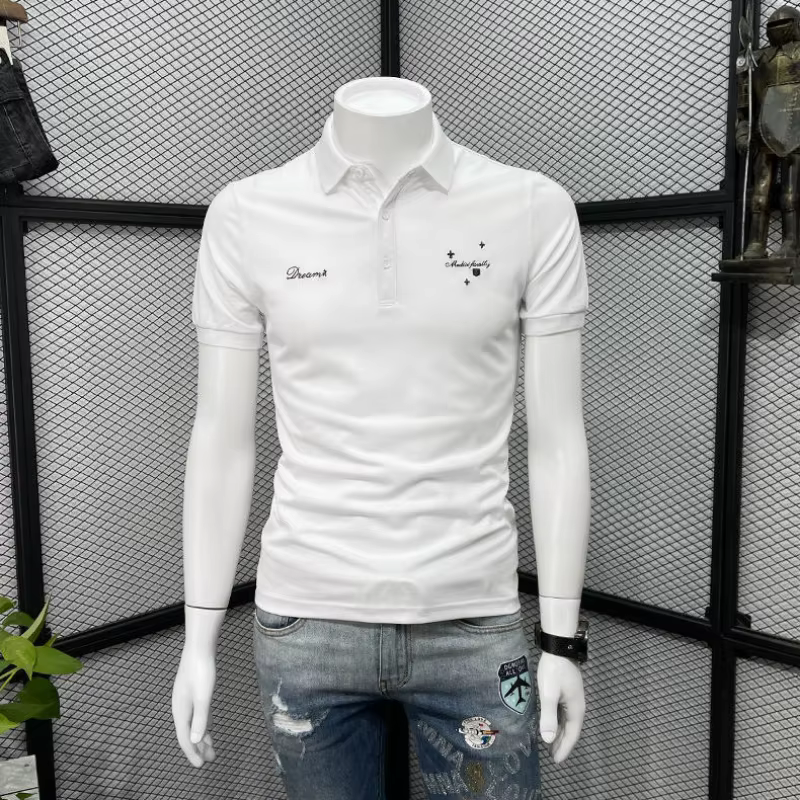T-shirt Slim avec col pour homme