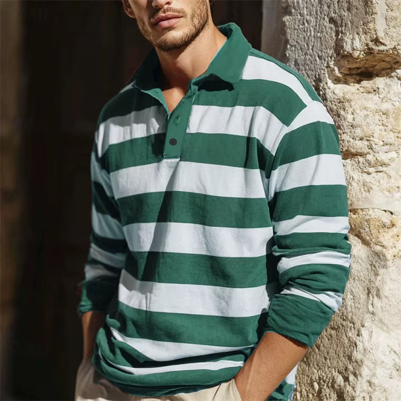 Polo de Golf à manches longues pour hommes