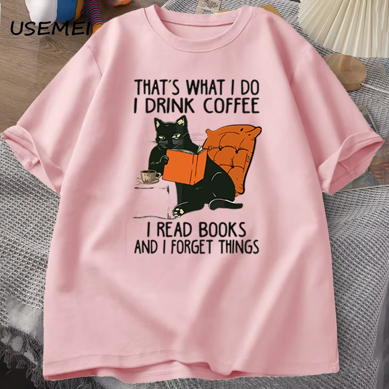 T-shirt chat mignon pour femmes et hommes