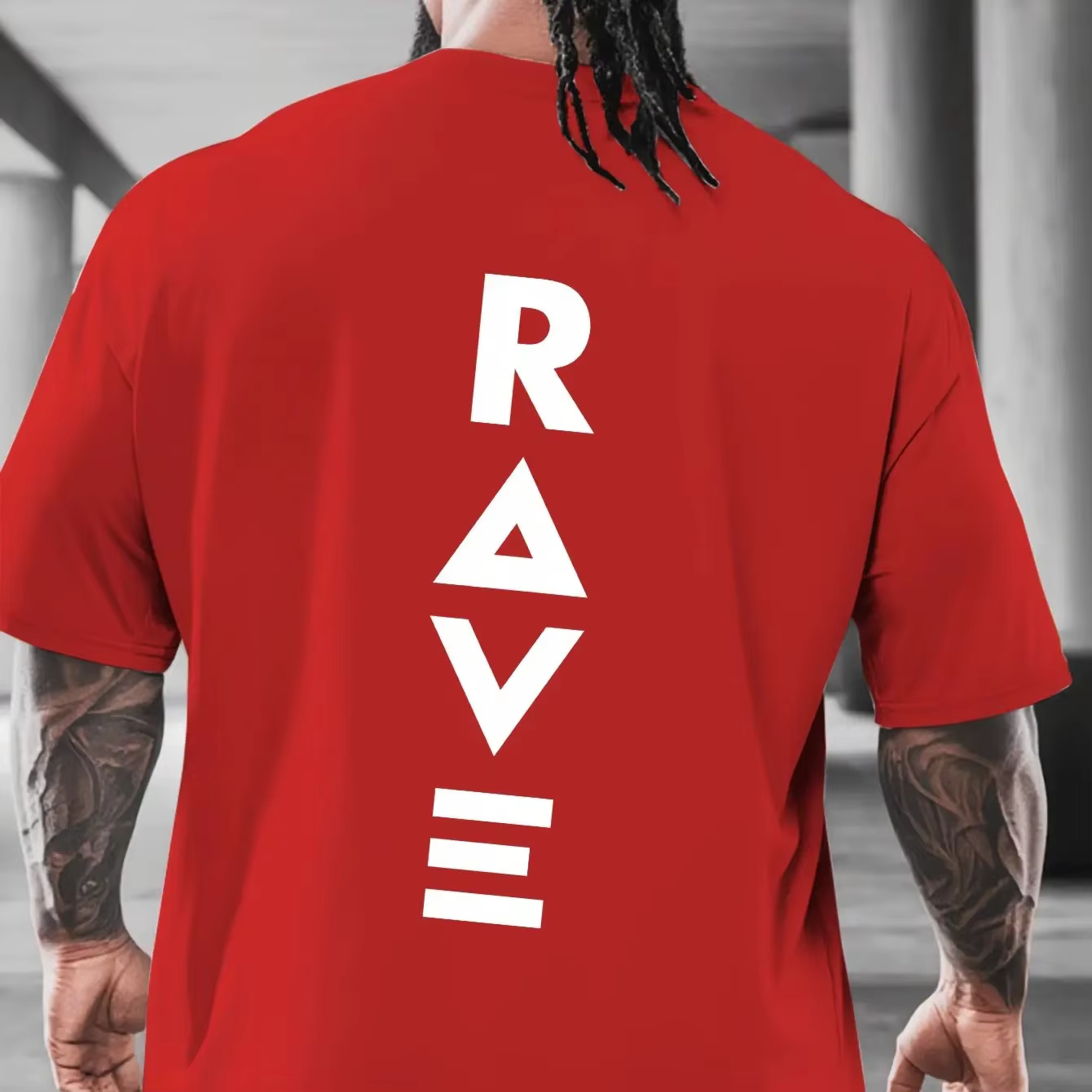 T-shirt minimaliste RAVE pour hommes