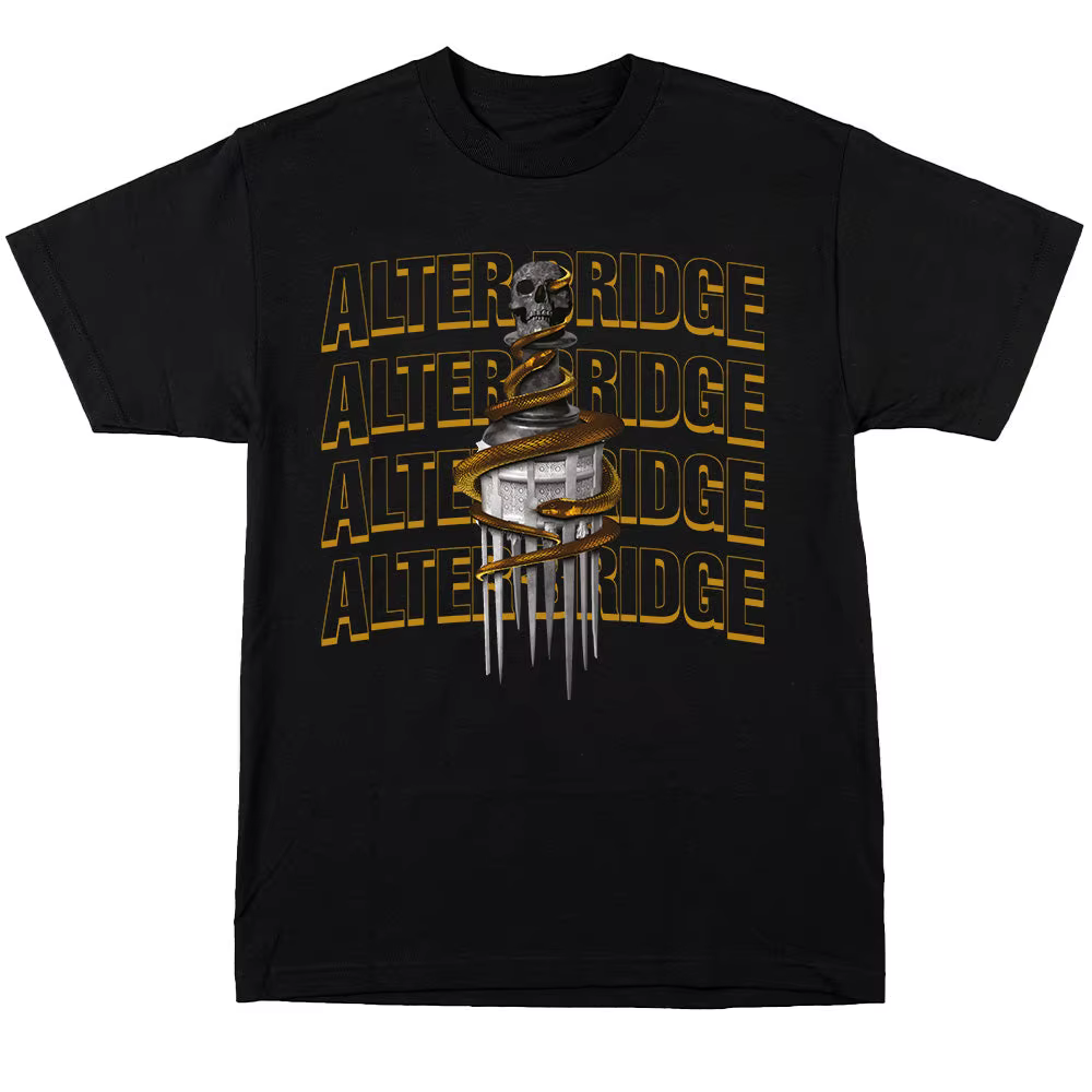 T-Shirt Alter Bridge Alter Bridge Band, 100% coton, graphique, pour hommes et femmes, Streetwear d'été