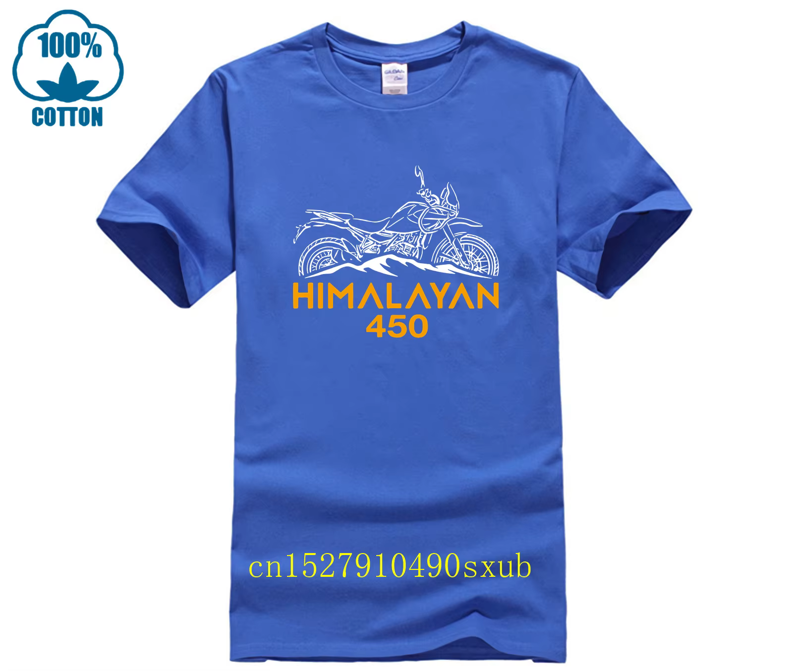 Nouveaux hommes Royal T-shirt décontracté Enfield himalayen 450 pour les motocyclistes T-shirt graphique été manches courtes 100% coton S-4xl