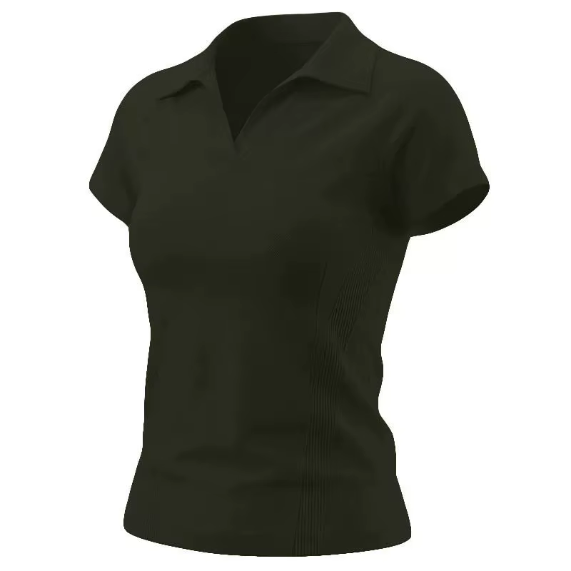 T-shirt Polo d'été respirant et à séchage rapide pour femme