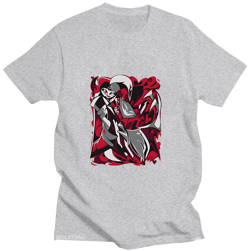 Helluva Boss t-shirt jeu dessin animé imprimé Harajuku Kawaii