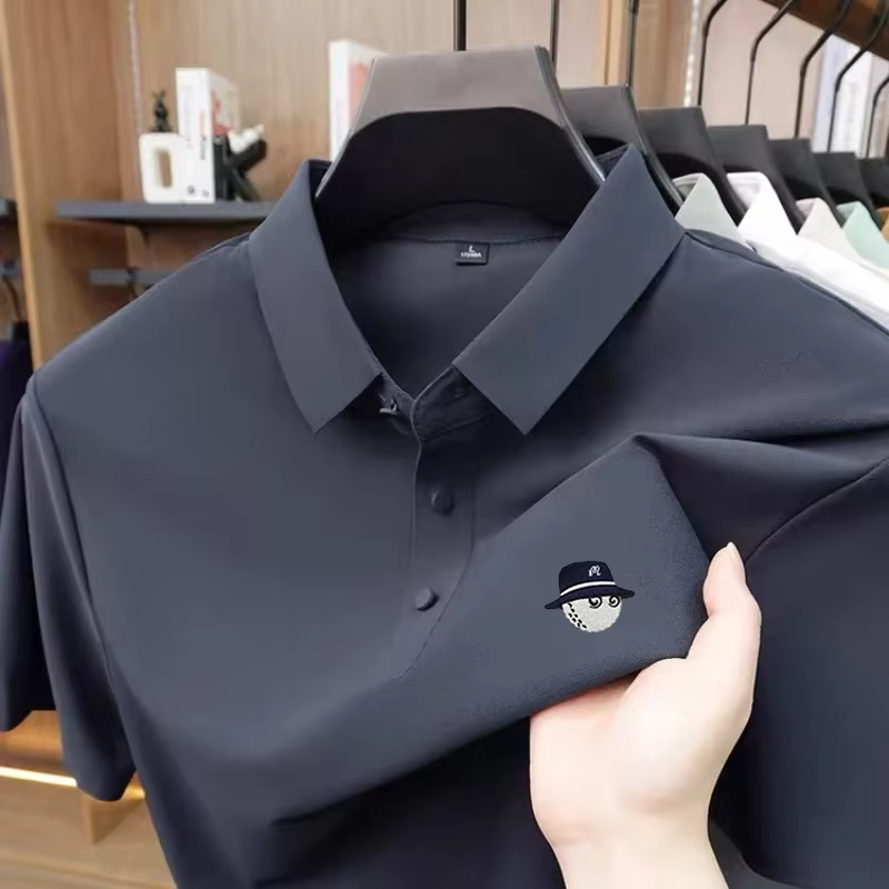 Polo de marque imprimé pour homme