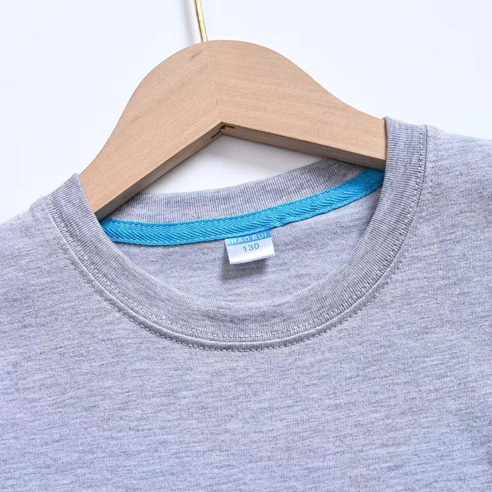 T-shirt personnalisé 100% pur coton pour enfants
