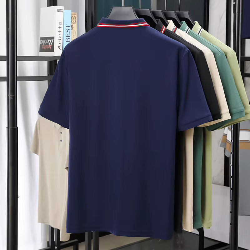 Polo brodé pour homme EUR
