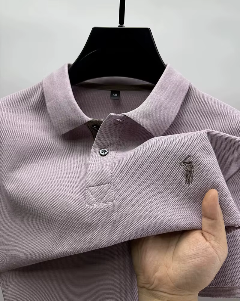 Marque de luxe 100% coton manches courtes polo shirt été nouvelles tendances poney exquis brodé t
