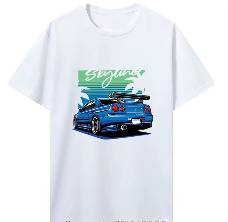 Fast and Furious-T-Shirt à Manches Courtes en Coton pour Homme