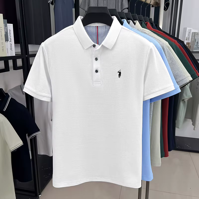 Polo à manches courtes pour homme de marque haut de gamme