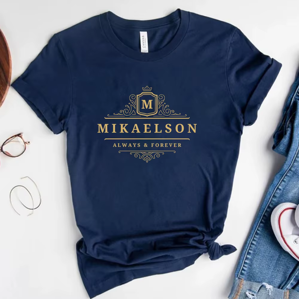 T-shirt journal des Vampire Mikaelson, Always and Forever, Original, Fans