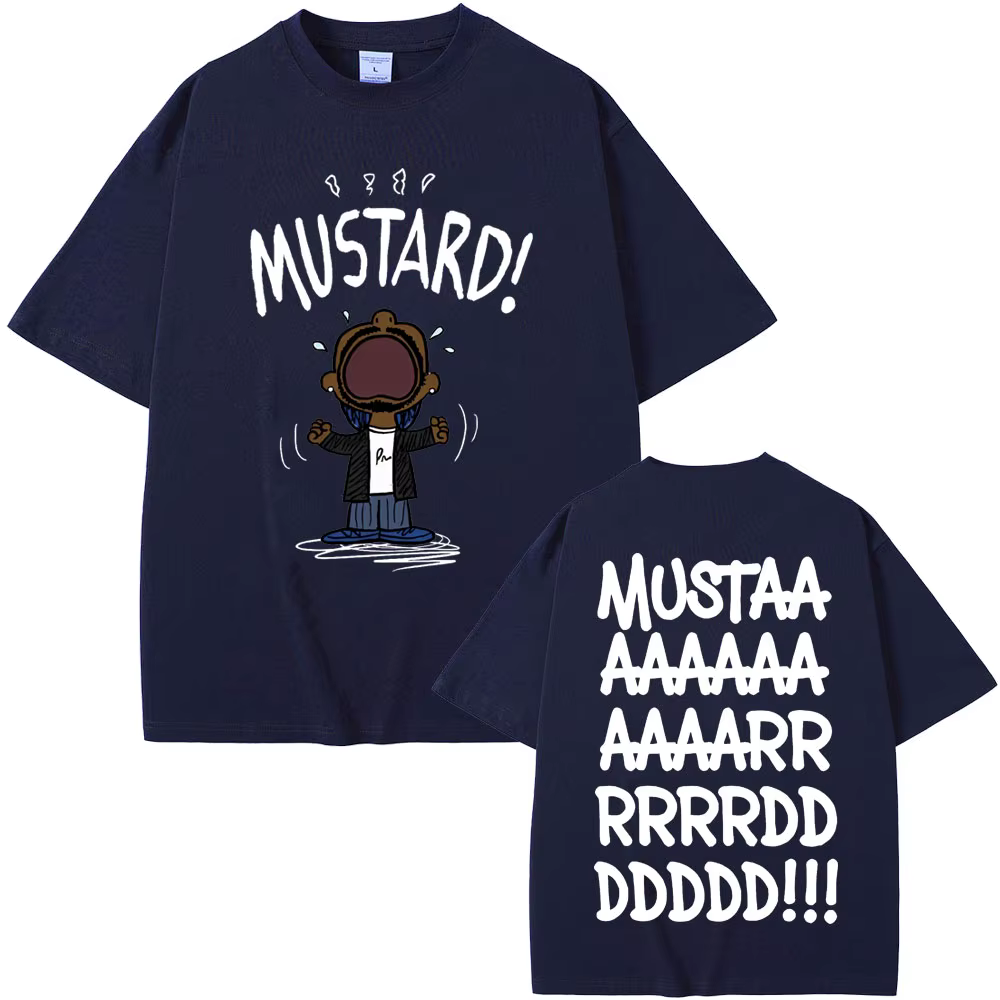 Rappeur Kendrick Lamar pas comme nous moutarde drôle impression T-shirts hommes femmes Hip Hop musique populaire T-shirt