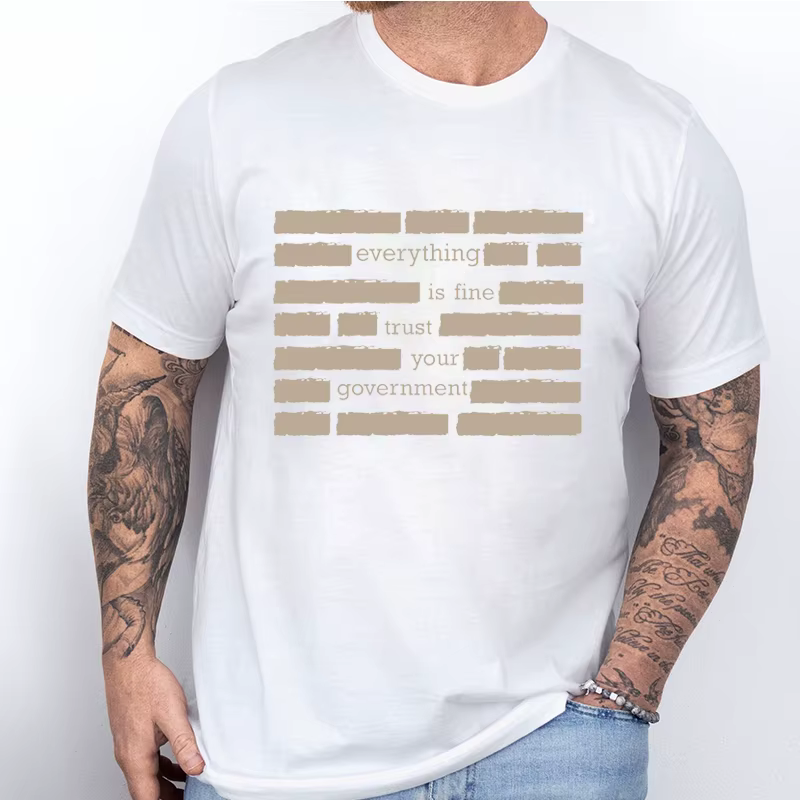 T-shirt pour Homme Mode Estivale « Tout va bien