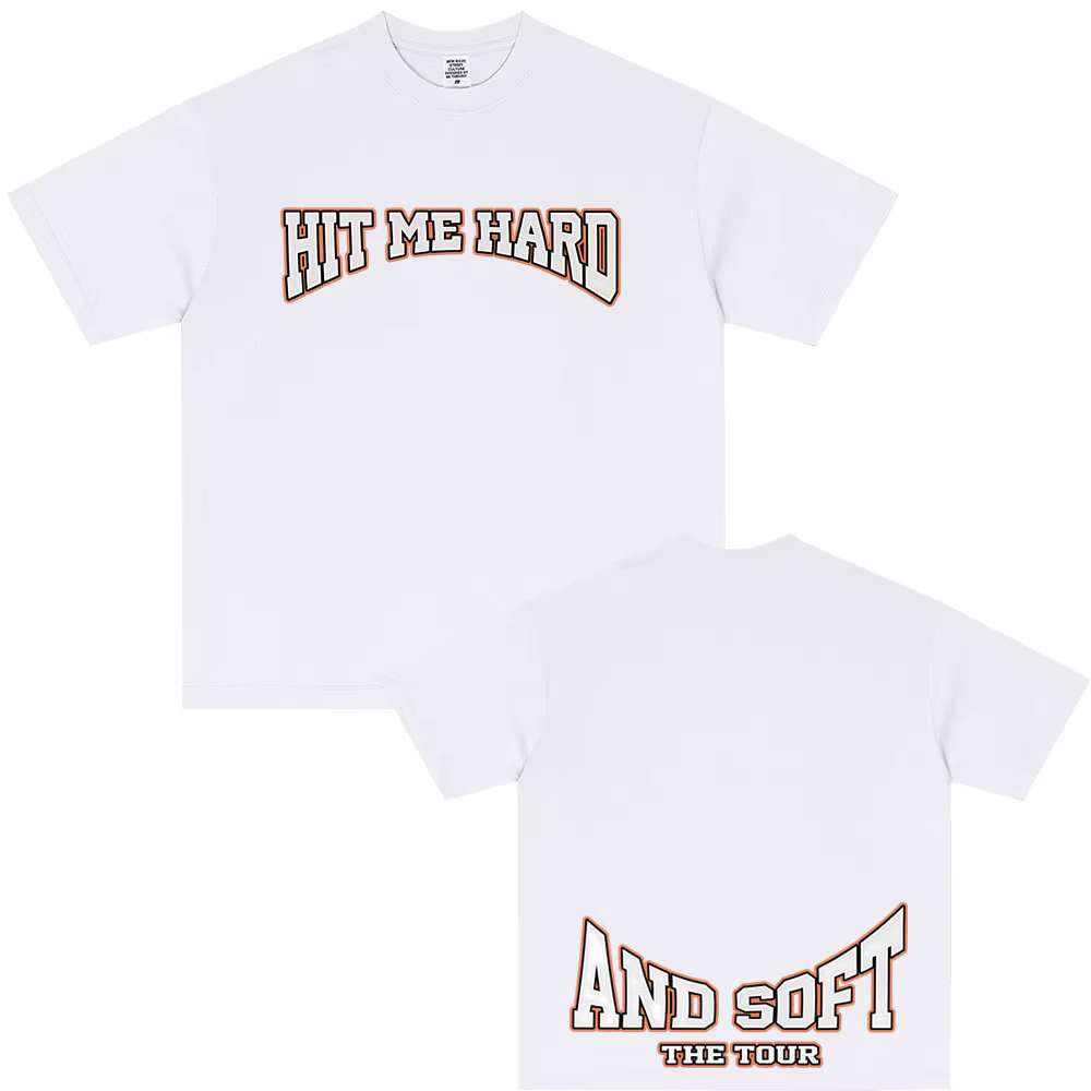 Hit Me dur et doux Tour 2025 offre spéciale Fan T-shirt hommes femmes mode Pop musique T-shirts décontracté