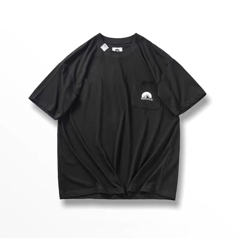 T-shirt à Manches Courtes en Coton pour Homme