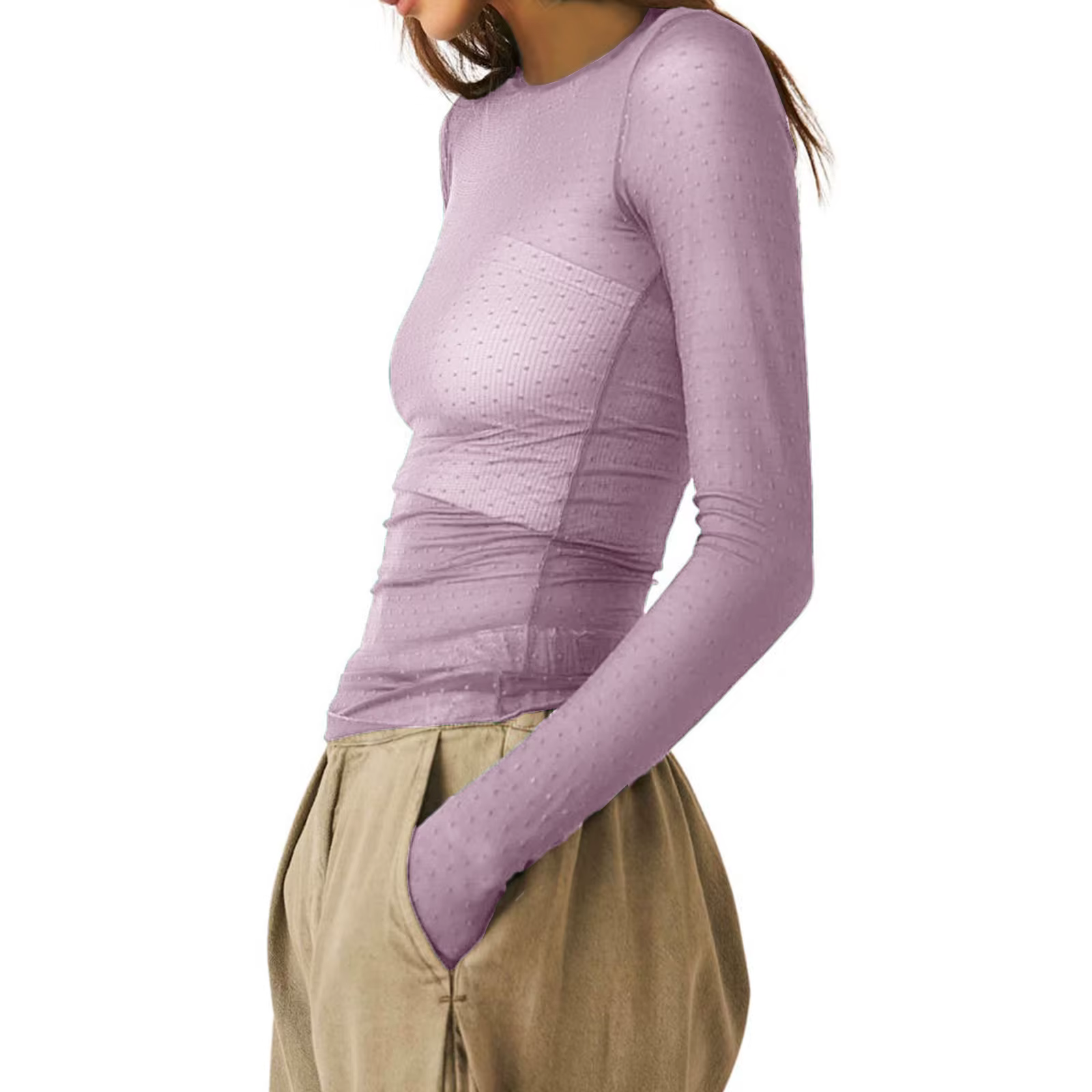 T-shirt à manches longues pour femmes