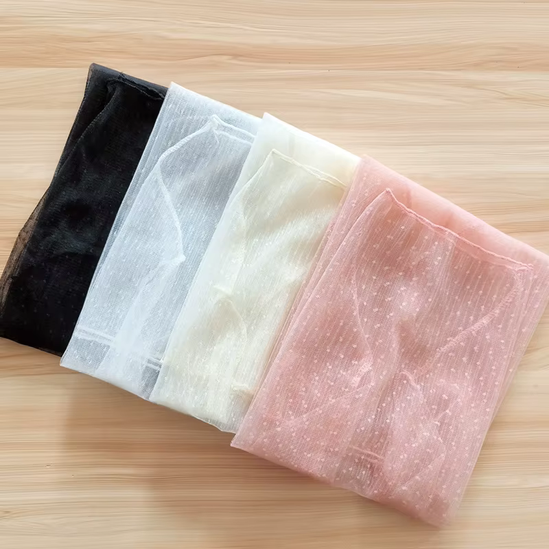 Sexy voir à travers les hauts femmes Transparent à manches longues dentelle T-shirt maille Tulles