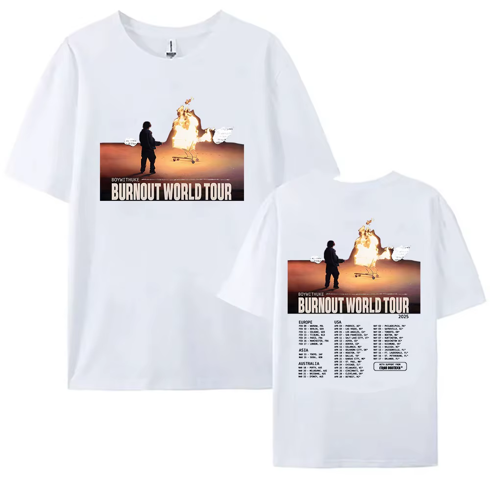Boywithuke-T-shirt manches courtes col rond femme/homme