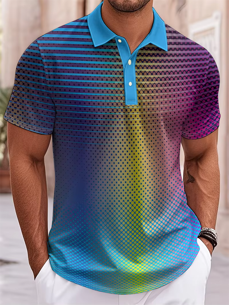 Polo pour homme à imprimé Aigle de Montagne