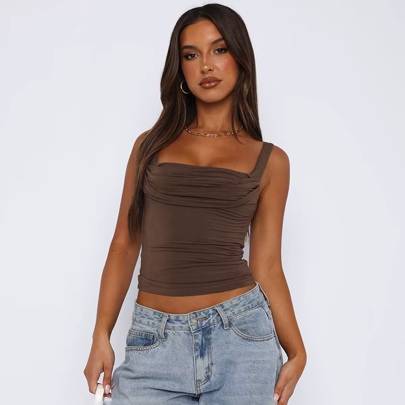 T-shirt sans manches pour femmes