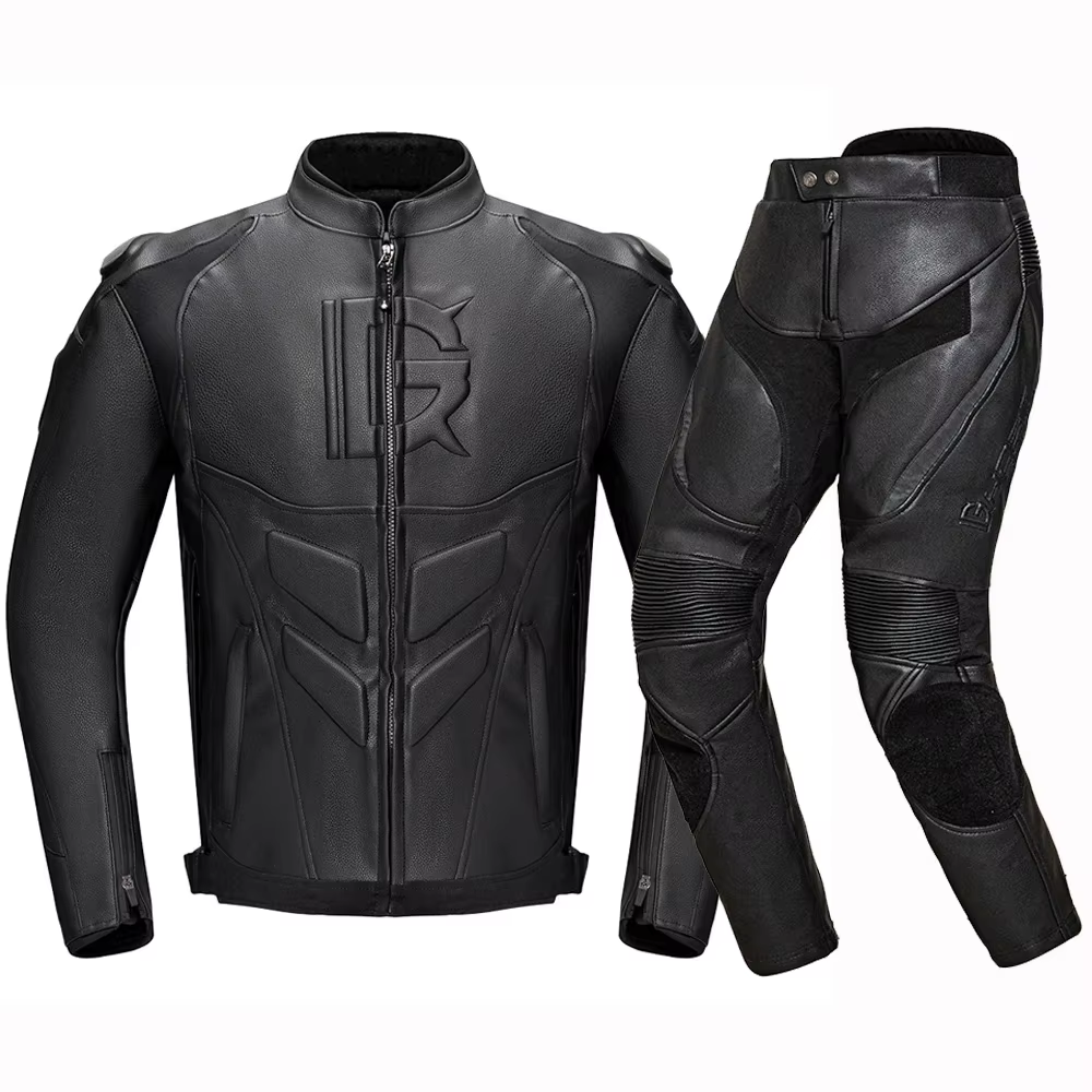 Veste de Moto en cuir homme Chaqueta
