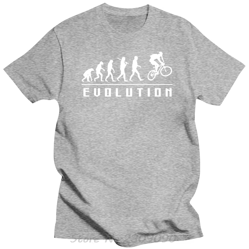 Evolution du vélo T-shirt été nouveau coton