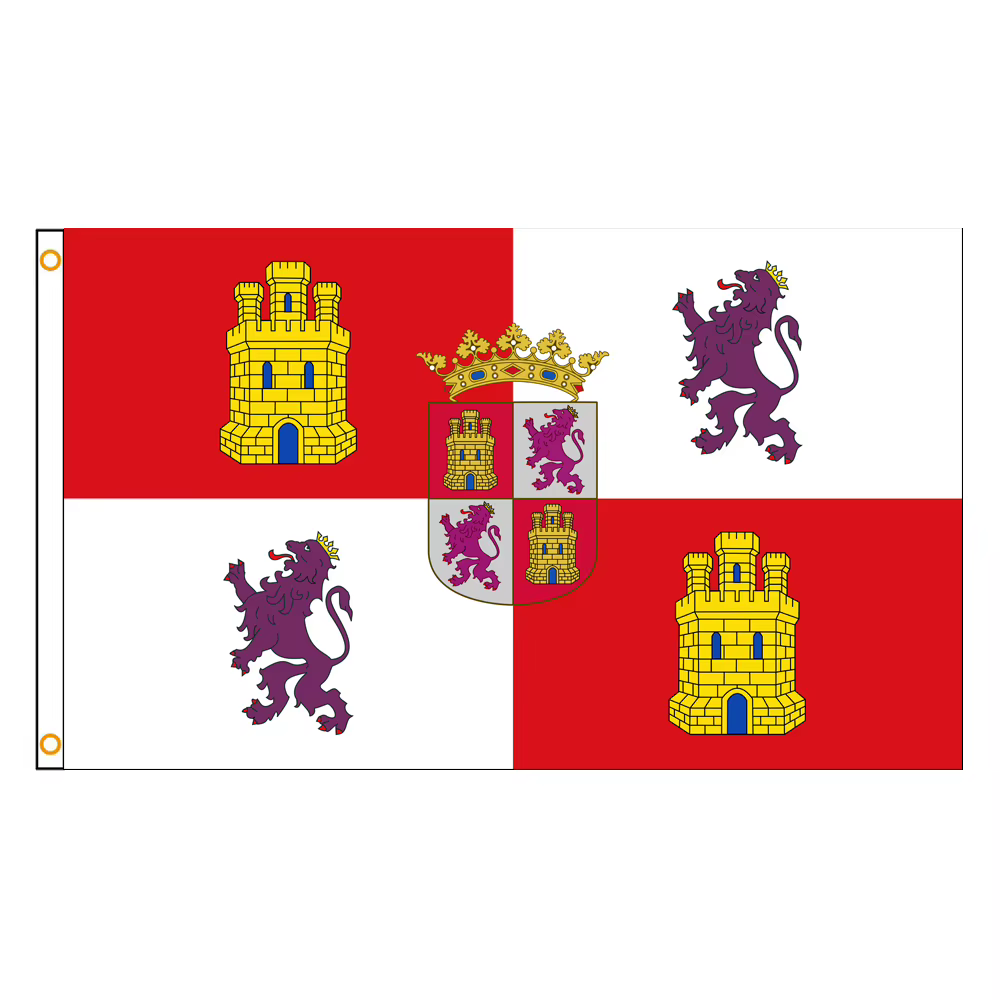 Drapeau emblématique de la Castille et León