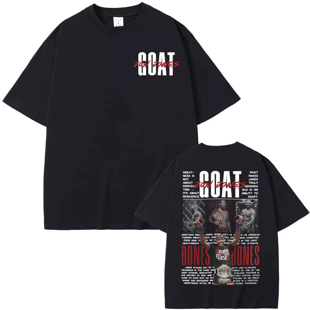 T-shirts graphiques vintage JON JONES BONES pour hommes et femmes