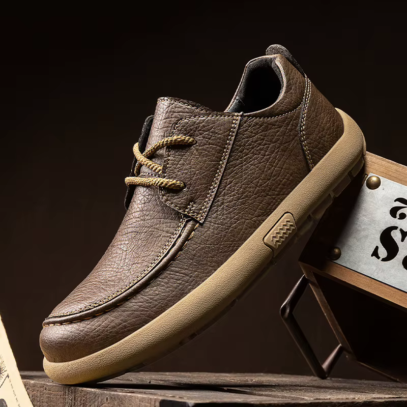 Chaussures en cuir à lacets pour hommes