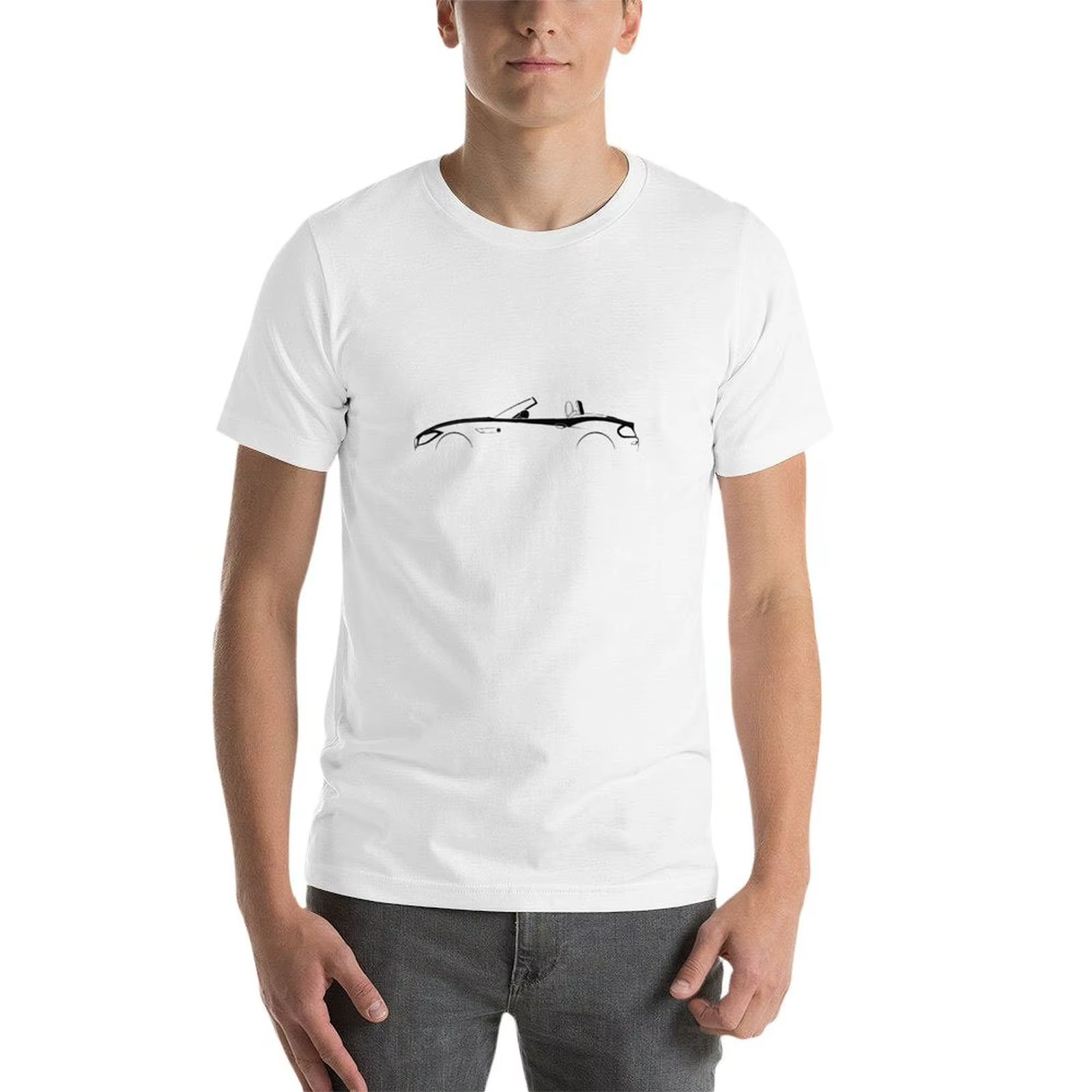 Chemises chemises Z4 homme pour t coton doux homme (E89) T-Shirt imprimé Silhouette t