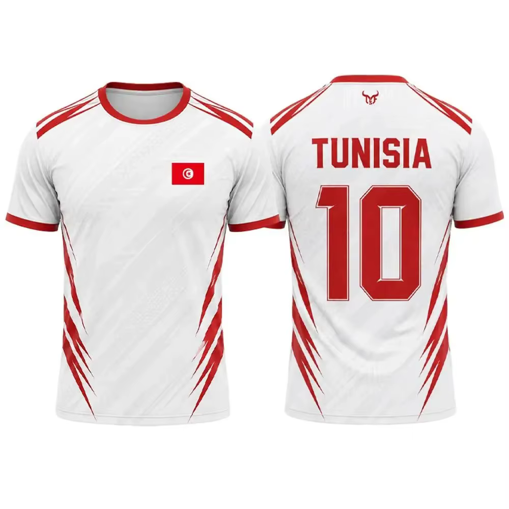 Maillot imprimé drapeau tunisien