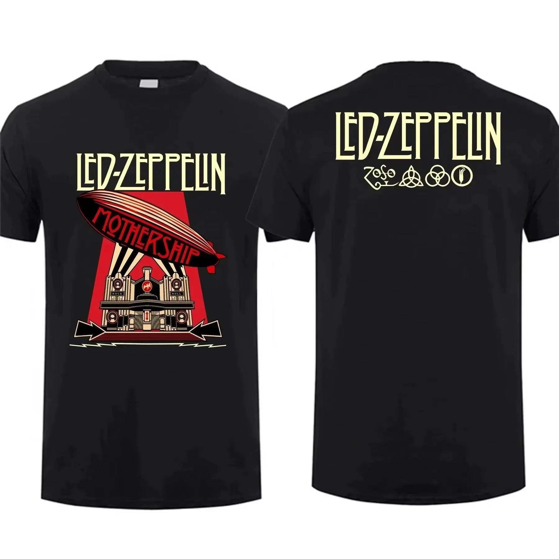 Vintage Rock Tops rétro groupe