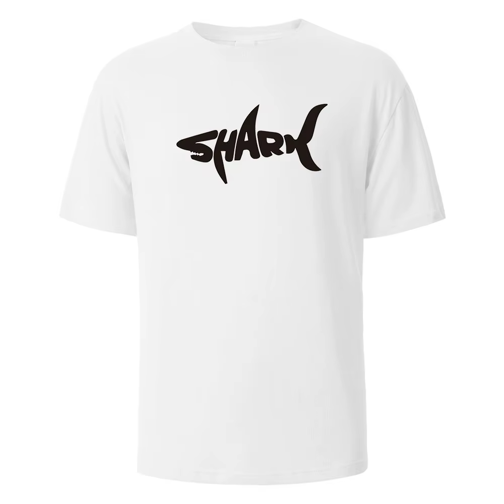 T-Shirt imprimé requin 100% coton
