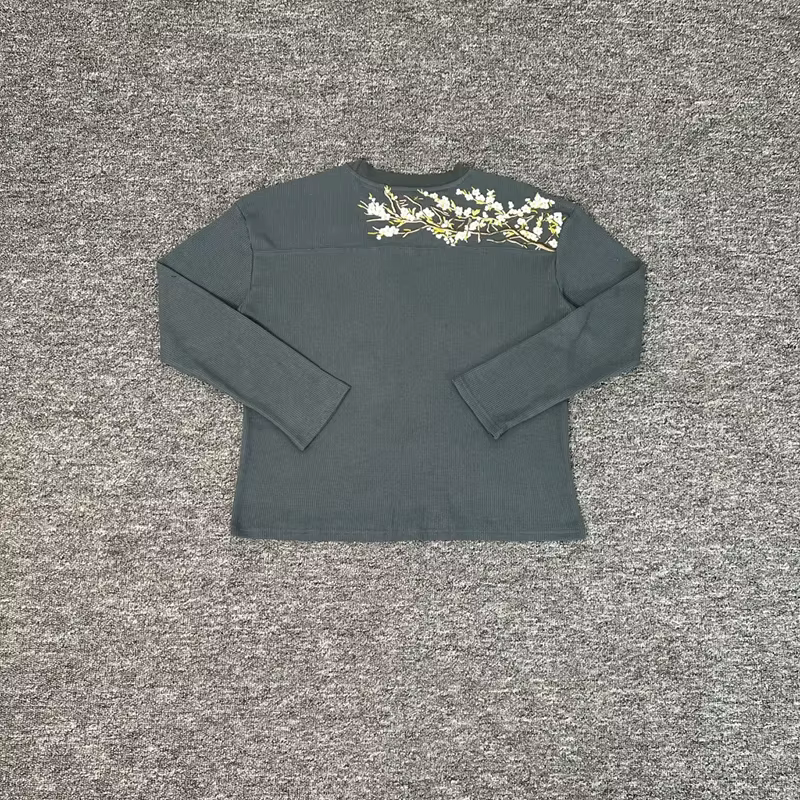 T-shirts à manches longues de haute qualité Derschutze Waffle